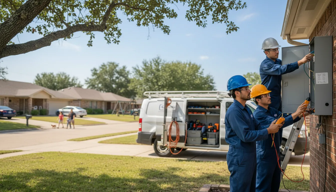 Certified electrician providing emergency electrical services in Cochrane, WI